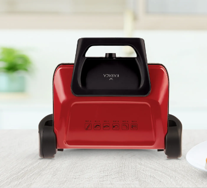 Karaca Future Plus Bio Diamond Izgara ve Tost Makinesi Rouge Red