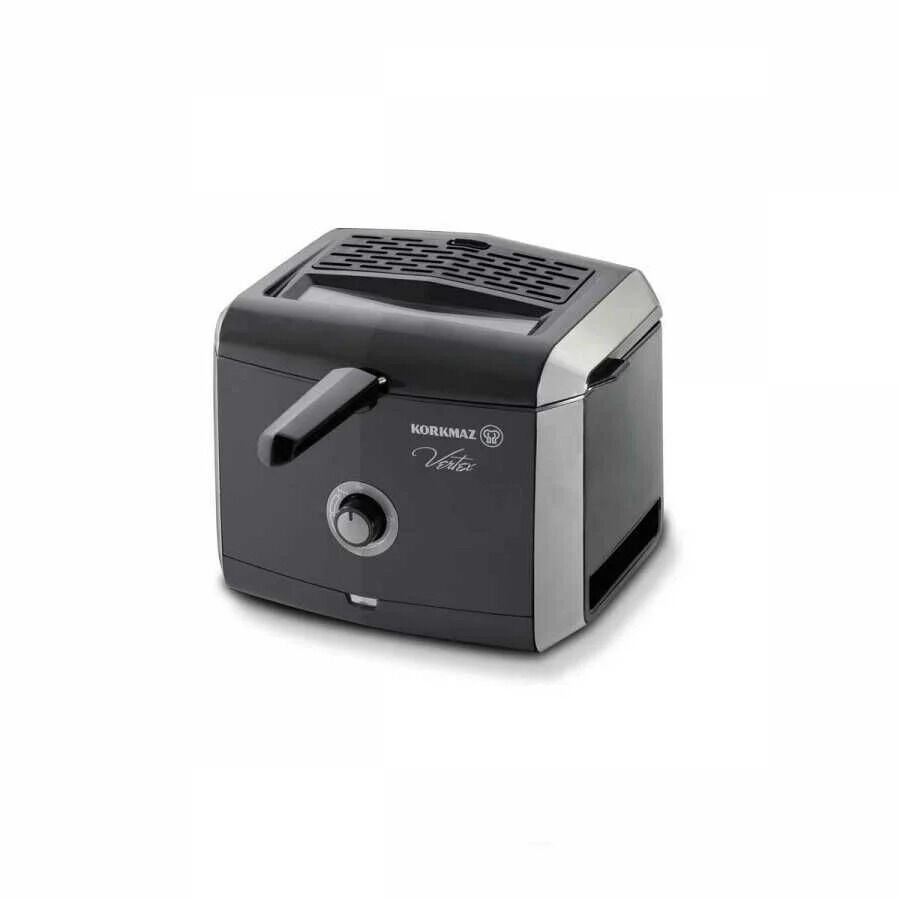 KORKMAZ A486-03 VERTEX FRİTÖZ SİYAH
