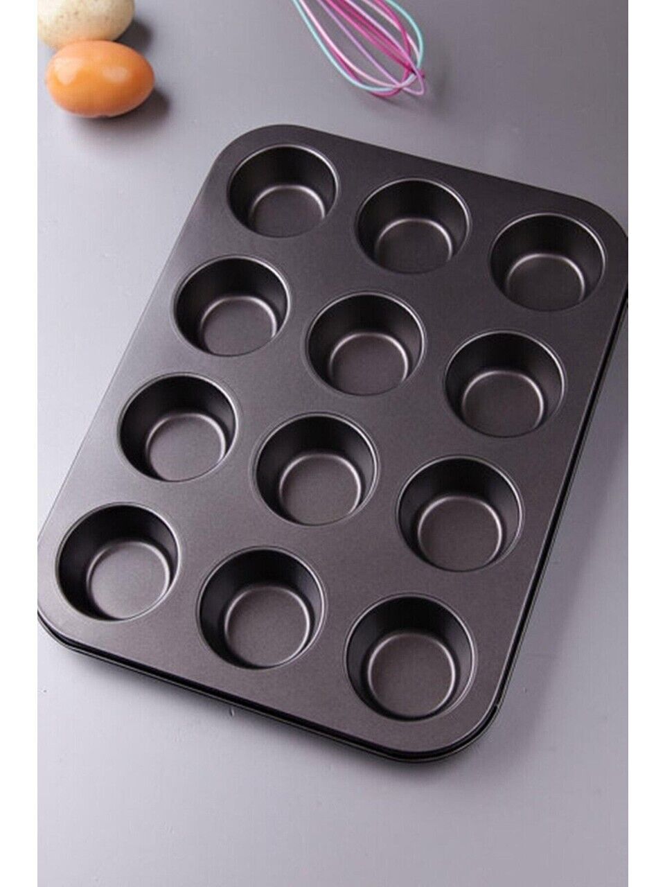 ENFA 12’li Muffin Kalıbı – Yapışmaz Kaplamalı Kek & Cupcake Kalıbı