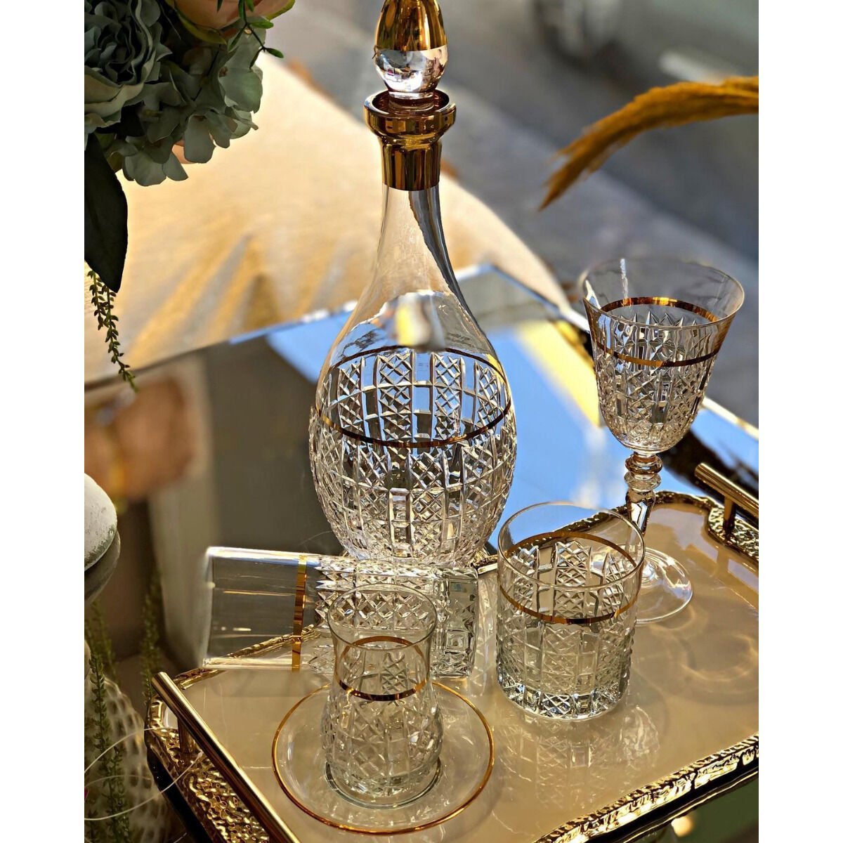 Canba Altın Paris Butik 61 Parça Lüx Sofra Takımı