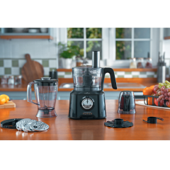 Karaca Mastermaid Power Multifunctional 10 in 1 Shiny Black Gıda Hazırlama Seti