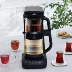 Karaca Robotea Pro 4 in 1 Konuşan Cam Çay Makinesi Agate