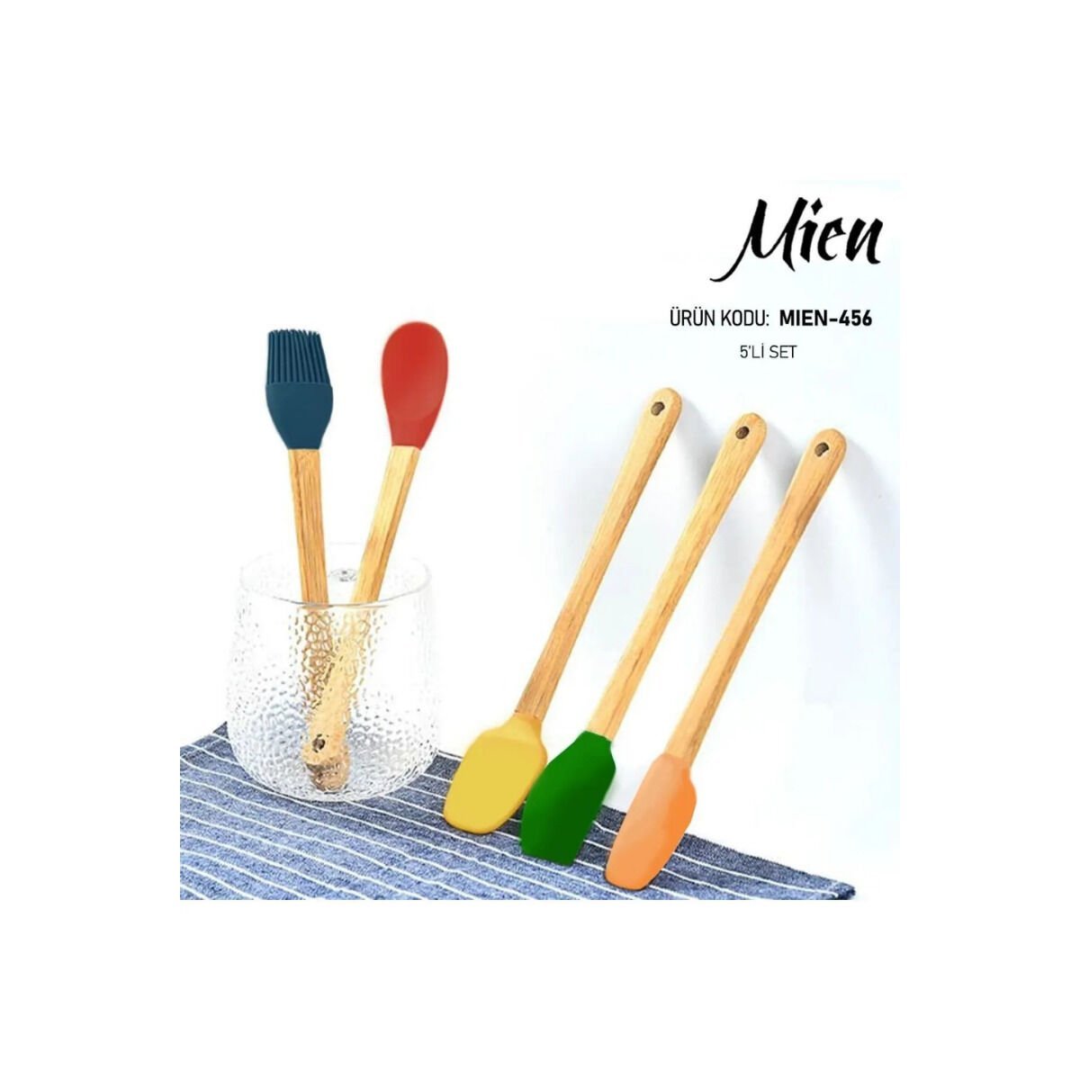 MİEN KÜÇÜKBOY 5Lİ SİLİKON SPATULA SETİ