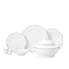 Korkmaz Eliza Collection 60 Parça Platin Yemek Takımı A8248