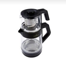 Karaca Black Cam Led Işıklı Çay Makinesi Karaca