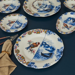 Karaca Leland Birdy 26 Parça 6 Kişilik Kahvaltı/Servis Takımı