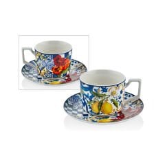 ITALY GARDEN 6LI CAY FINCANI SETI 15X6,5 CM