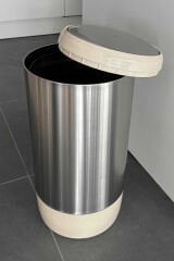 Primanova Lima 30 Lt Banyo Mutfak Ofis Çöp Kovası Bej