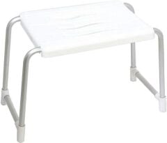 Primanova M-KV02-01 Banyo Taburesi Aluminyum Beyaz