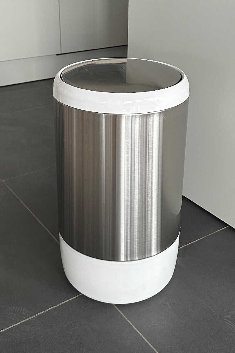 Primanova Lima 20 Lt Mutfak Banyo Ofis Çöp Kovası Iç Kovalı Beyaz