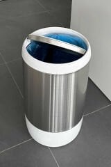 Primanova Lima 20 Lt Mutfak Banyo Ofis Çöp Kovası Iç Kovalı Beyaz