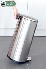 Primanova Cigo Pedallı Çöp Kovası 20 Lt İç Kısım Siyah