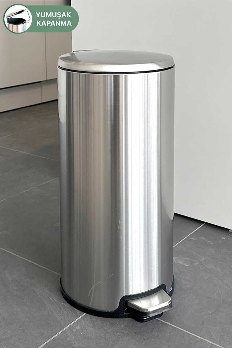 Primanova Cigo Pedallı Çöp Kovası 20 Lt İç Kısım Siyah