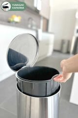 Primanova Cigo Pedallı Çöp Kovası 20 Lt İç Kısım Siyah