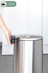 Primanova Cigo Pedallı Çöp Kovası 20 Lt İç Kısım Siyah
