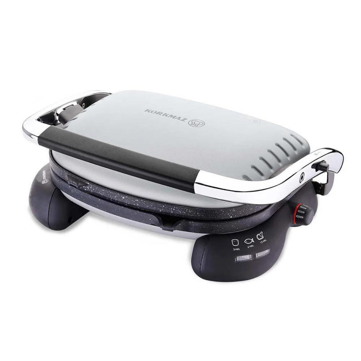 Korkmaz Castron A324-04 Gri 1800 W Tost Makinesi