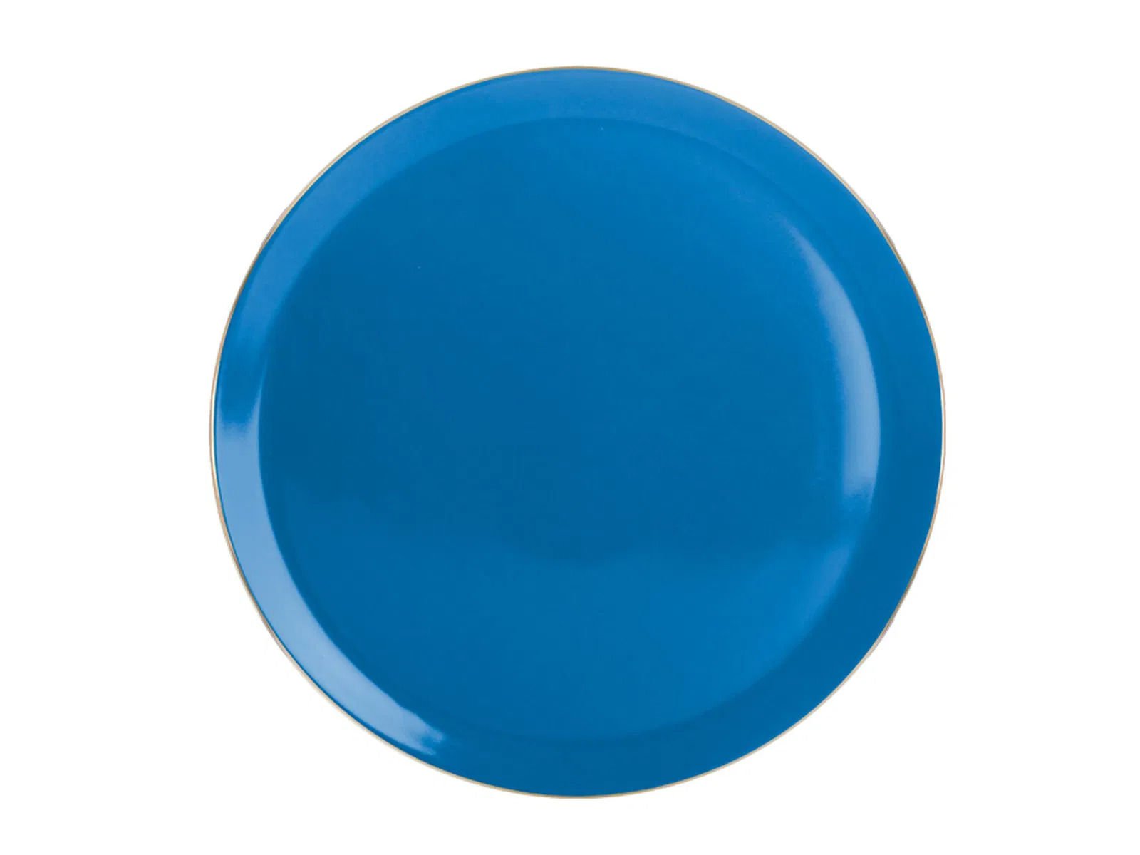 Porland Morocco Mavi Düz Tabak 32cm