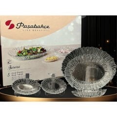 PAŞABAHÇE AURORA 5 PARÇA TABAK TK HK 950132