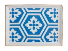 Porland Morocco Desen2 Mavi Kahvaltı Tabağı 18cm