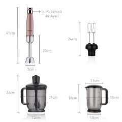 Korkmaz Performix Mega Rosagold Blender Set A449-01
