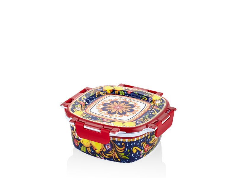 LAMEDORE FLAVOR KÜÇÜK KARE SAKLAMA KABI 17,5X17,5X7 CM
