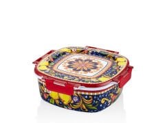 LAMEDORE FLAVOR BUYUK KARE SAKLAMA KABI 22,5X22,5X8 CM