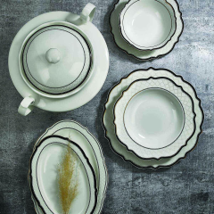 Korkmaz Eliza Collection 60 Parça Yuvarlak Yemek Tkm A8240