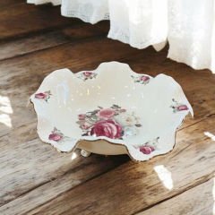 ROY KİNG ROSE AYAKLI SALATA KASE 24 CM