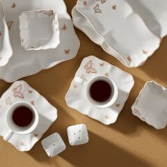Karaca Vanity 32 Parça 6 Kişilik Kahvaltı Takımı Kare