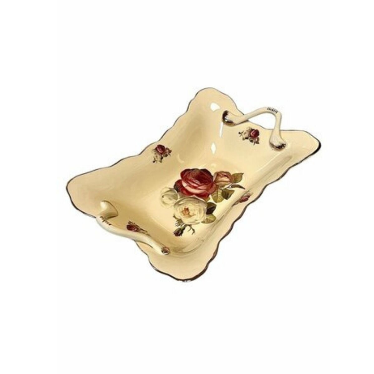 ROYİNG ROSE DİKDÖRTGEN KULPLU ŞEKERLİK 35 CM