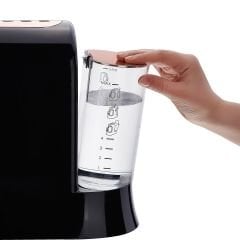 Korkmaz Kahvekolik Deluxe Aqua SiyahRosagold Kahve Makinası