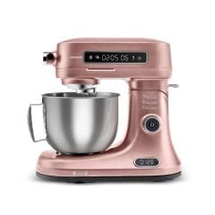 Karaca Pro Artisan Tartılı Dijital Ekran Zaman Ayarlı Döküm Hamur Yoğurma Makinesi Rosegold 1600W 5L