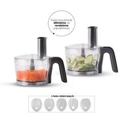 Karaca Mastermaid Power Multifunctional 10 in 1 Mutfak Robotu 2000W Black