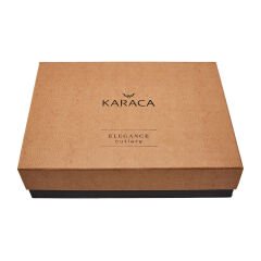 Karaca Flow 84 Parça 12 Kişilik Çatal Kaşık Bıçak Takımı Elegance Kutulu