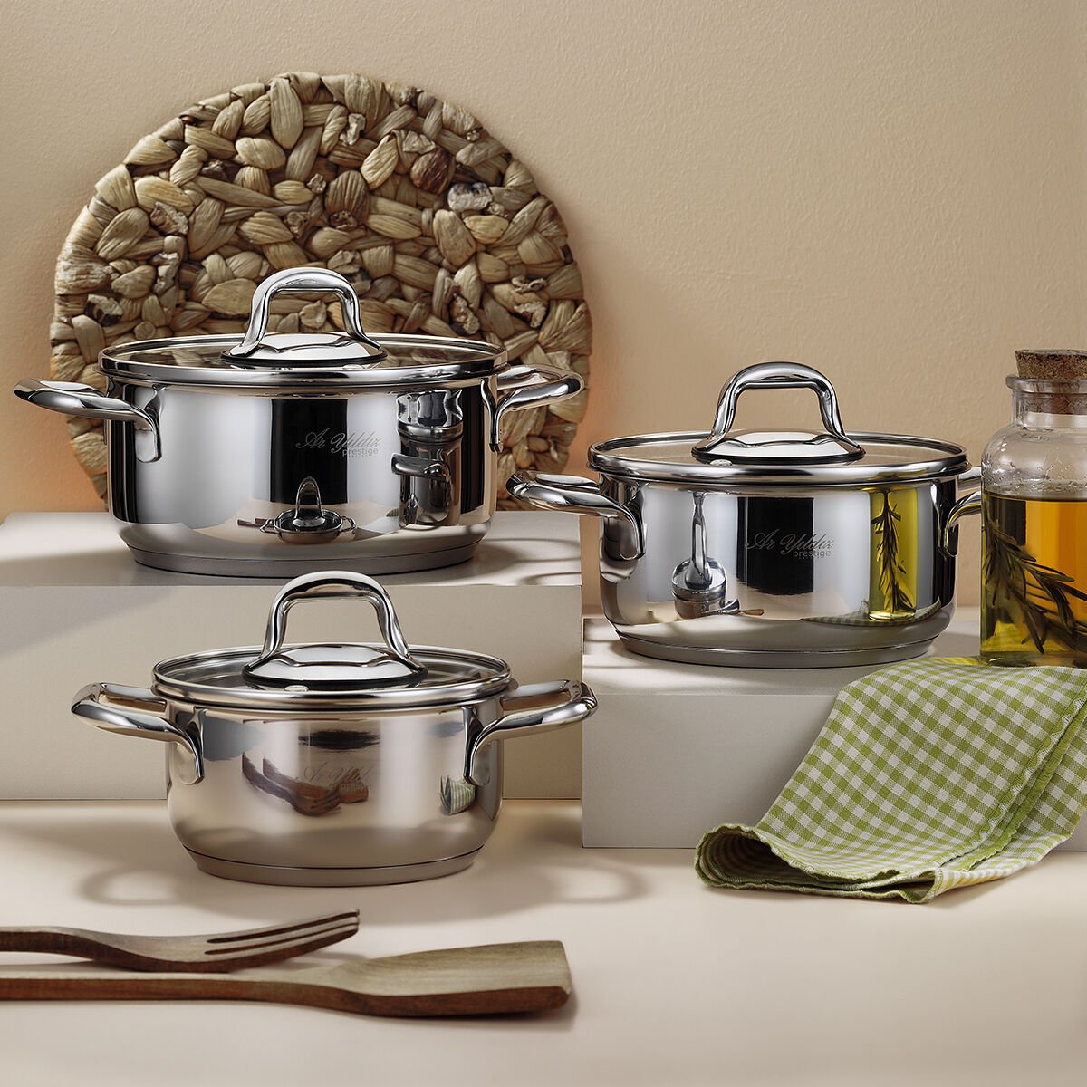 Aryıldız Aria 6 Parça Tencere Seti