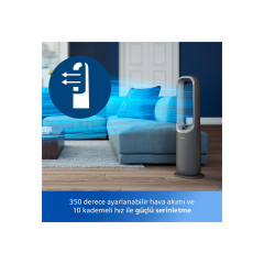 Philips Air Performer 8000 Serisi 3'ü 1 Arada Hava Temizleyici, Fan ve Isıtıcı- AMF870/15