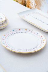 Acar Livaldi 6 Parça Servis Tabağı - 26 cm