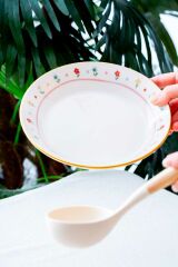 Acar Livaldi 6 Parça Yemek Tabağı - 19 cm