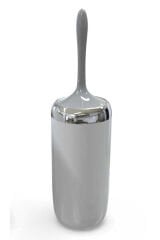 Primanova Lima Tuvalet Fırçası Krom Dekorlu Gri