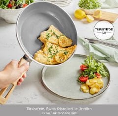 Karaca X Refika Birgül Swiss Crystal 7 Parça Tencere Seti Creamy