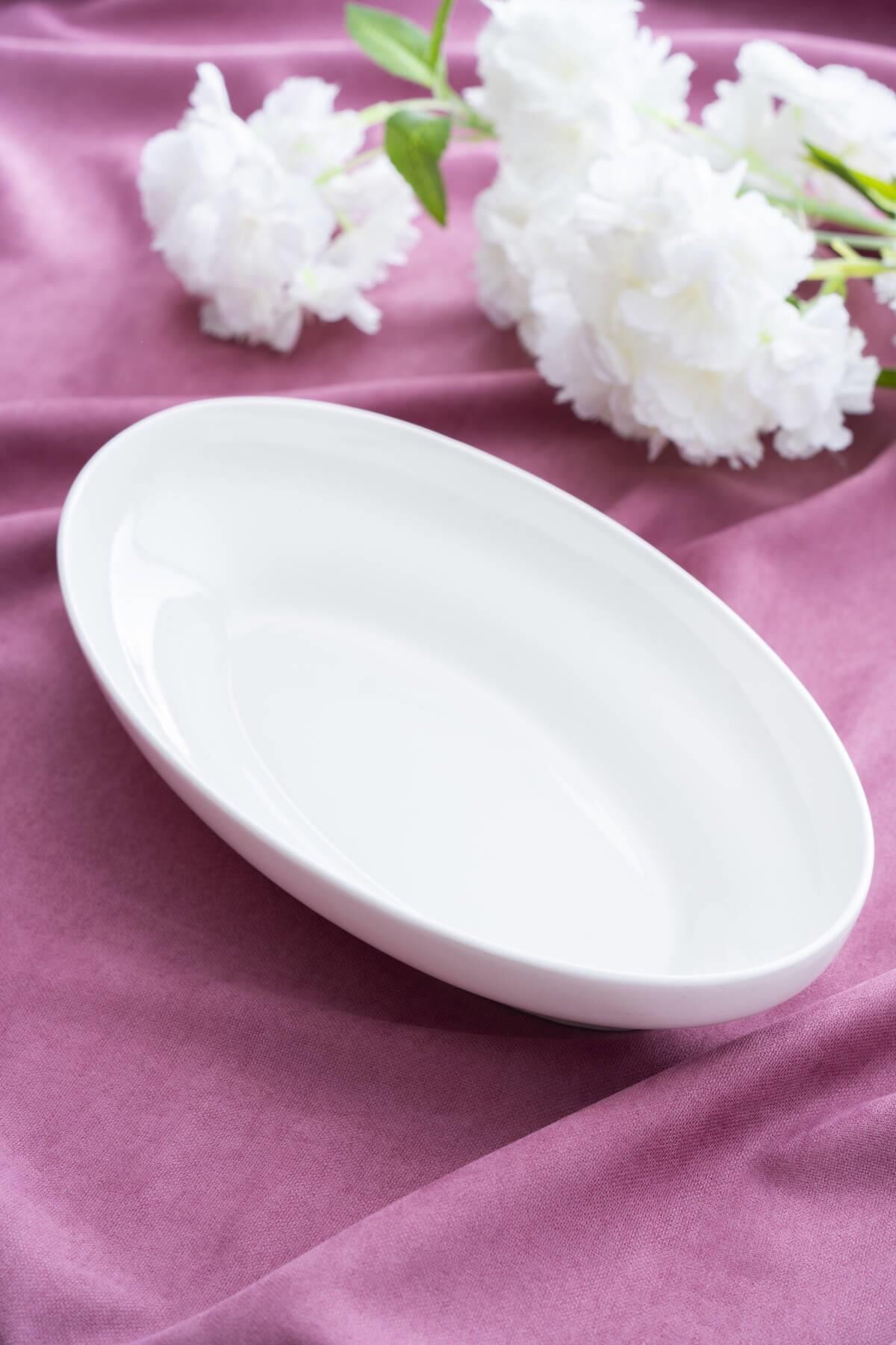 Acar Aria Oval Derin Kayık Kase - 32 cm