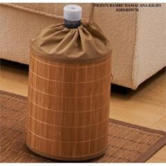 BAMBU HASIR 35 x28 DAMACANA KILIFI BÜZÜLEBİLİR AĞIZ BEZLİ=28 x 35
