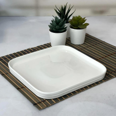 ACAR Bone Porselen 23'5 Cm Kare Servis Tabağı