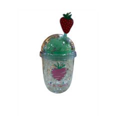 MEYVE FİGÜRLÜ PİPETLİ MATARA 350 ML