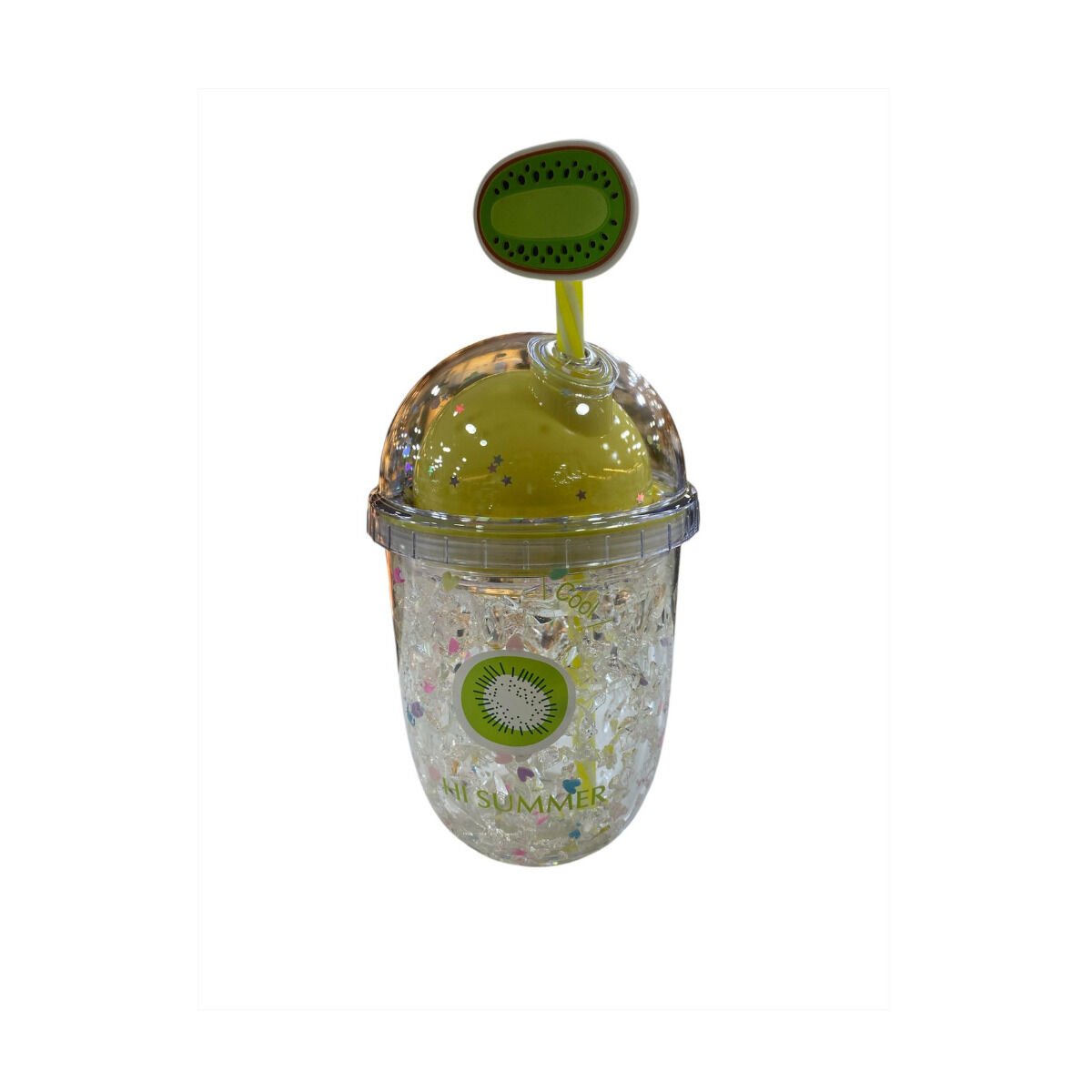 MEYVE FİGÜRLÜ PİPETLİ MATARA 350 ML