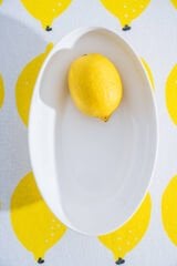 Acar Aria Oval Porselen Tabak - 20 cm
