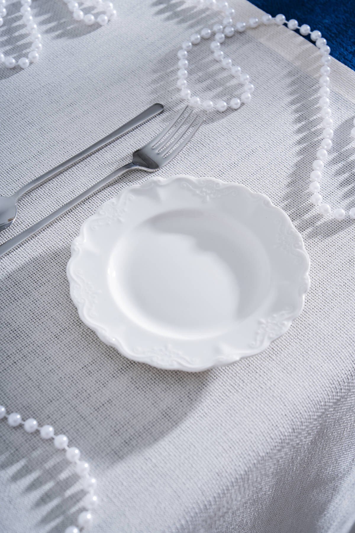 King Yuvarlak Servis Tabağı - 14 cm