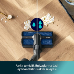 PHILIPS Aqua Trio 9000 Seri XW9383/01 Islak & Kuru Temizlik Kablosuz Dikey Süpürge (not: 2500 tl migros hediye çeki)