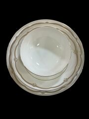 MİEN 24 PARÇA 6 KİŞİLİK ATHEN KABARTMALI YEMEK TAKIMI