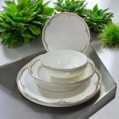 MİEN 24 PARÇA 6 KİŞİLİK ATHEN KABARTMALI YEMEK TAKIMI